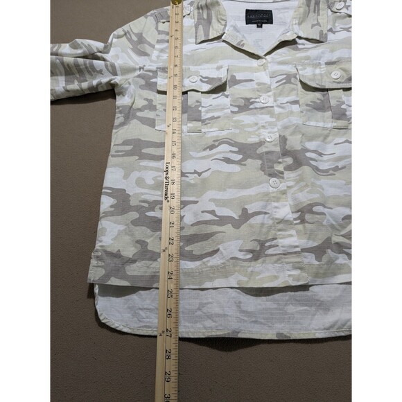 Sanctuary Women's Camo military style shirt jacket shacket neutral XL - Picture 9 of 9